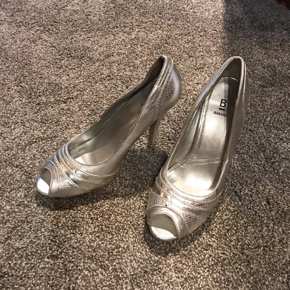 Silver heels